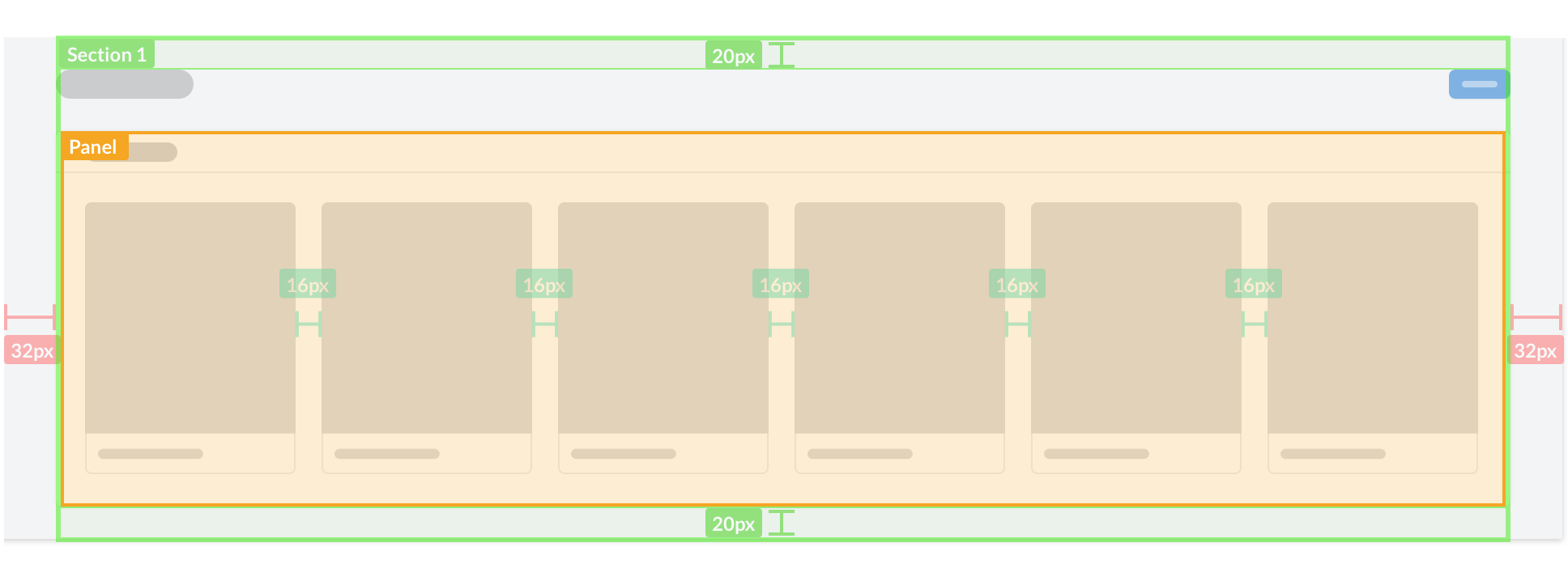 panel spacing